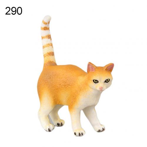 Simulation Mini Pet Model Cats Kitty Figure Model Statue Home Ornaments Kids Action Figure Decoration Toy: 290