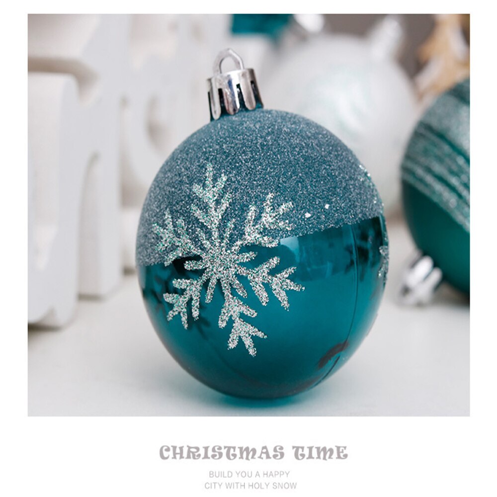 Blauwe kerstballen, 34 stuks kerstboomdecoratie, blauwe ballen set onbreekbare ornamenten, kersthanger met hangende lus voor Kerstmis, vakantie, bruiloft, nieuwjaar, feest