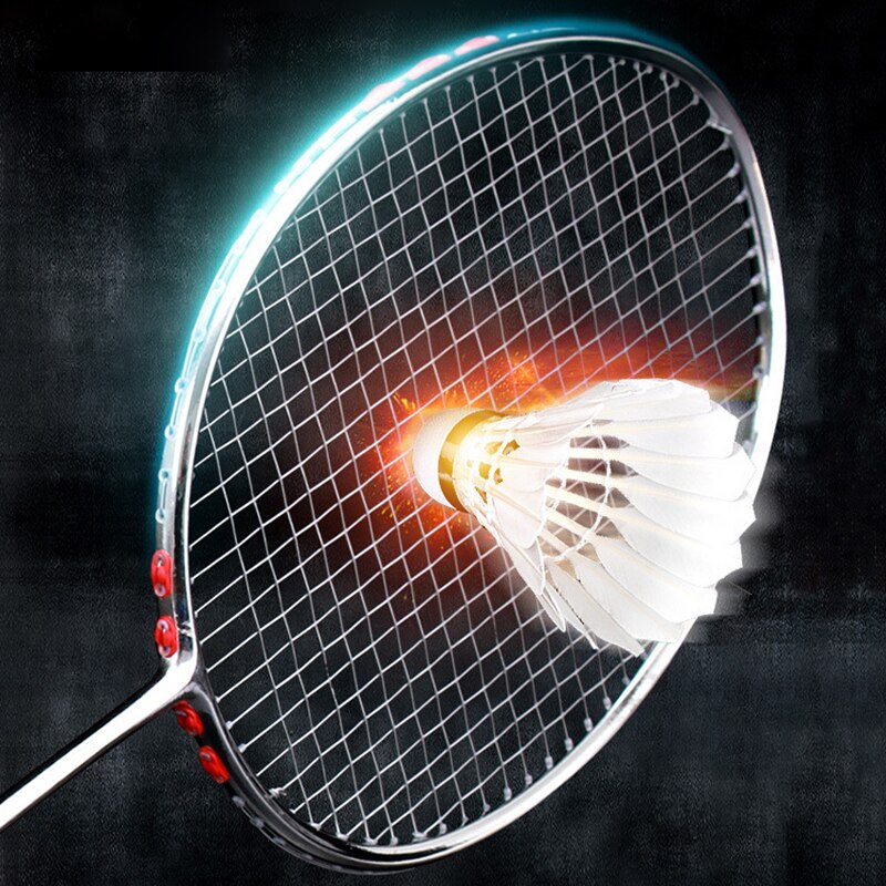 4U 82g Ultralight Full Carbon Badminton Racket Racquet Plating Process 22-32LBS Sport Competition Badminton Rackets