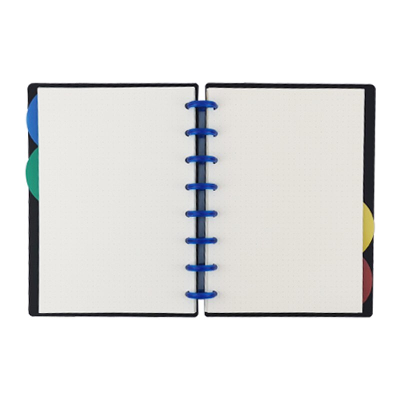 A5 Bule Loose Leaf Notebook Concise Style Notepad Stationery Planner Writing Paper for Students School Office Supplies