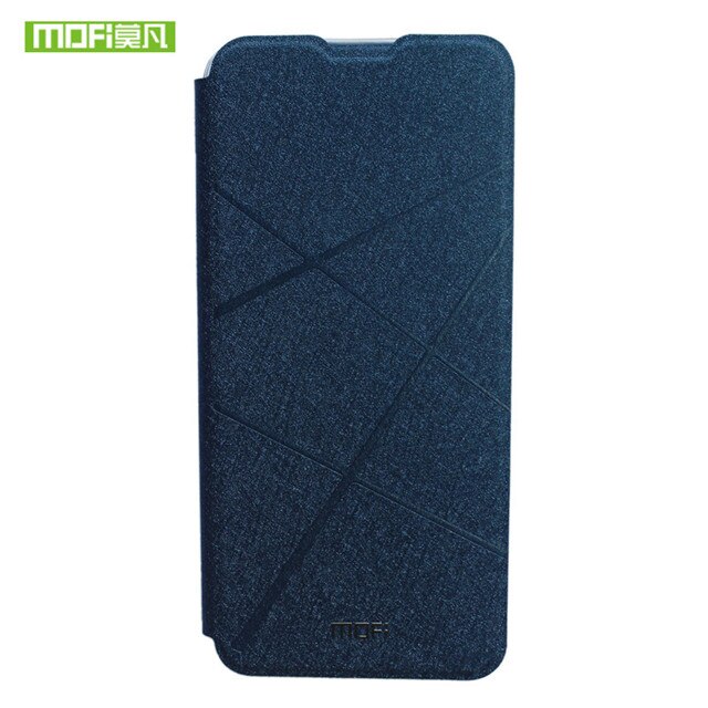 Mofi voor xiaomi redmi note 9 pro 6.67 inch hoesje, hoesje voor redmi note 9s hoesje, siliconen leer voor note 9 pro max telefoonhoesje: Voor redmi note 9s / Blauw / Met gehard glas