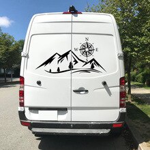 1 Set Auto Stickers Camper, Vrachtwagen Grafische Decal Mountain Boom Waterdicht