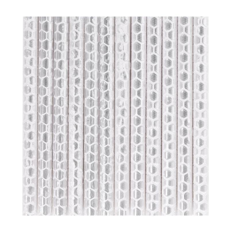 12 pçs/set Refletores Da Bicicleta Da Bicicleta Ciclismo Raios Da Roda Luz de Aviso de Segurança de Enchimento da Meia Faixa de Ferramentas Da Bicicleta Refletor: Silver