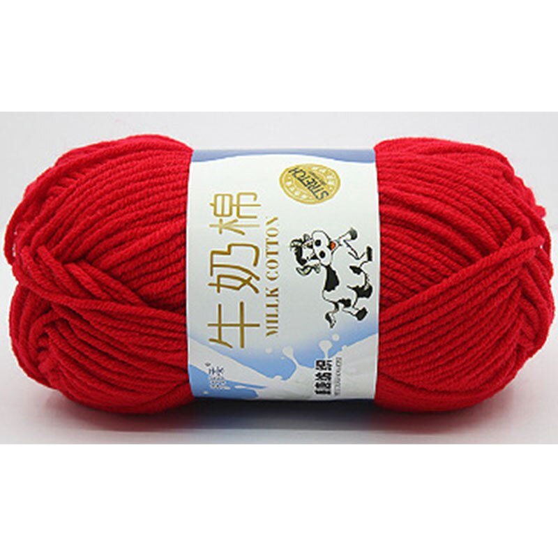 2.5MM lait doux coton doux bébé tricot laine fil épais fibres velours fil à tricoter à la main laine Crochet fil pour bricolage pull: 10