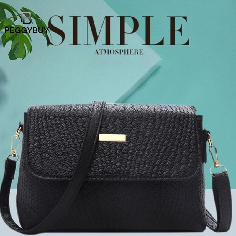 Casual Schoudertas eenvoudig Dames Cross Body Bag Vintage Tas Tas Vrouwen Schouder Moeder Eenvoudige Flap Handtas