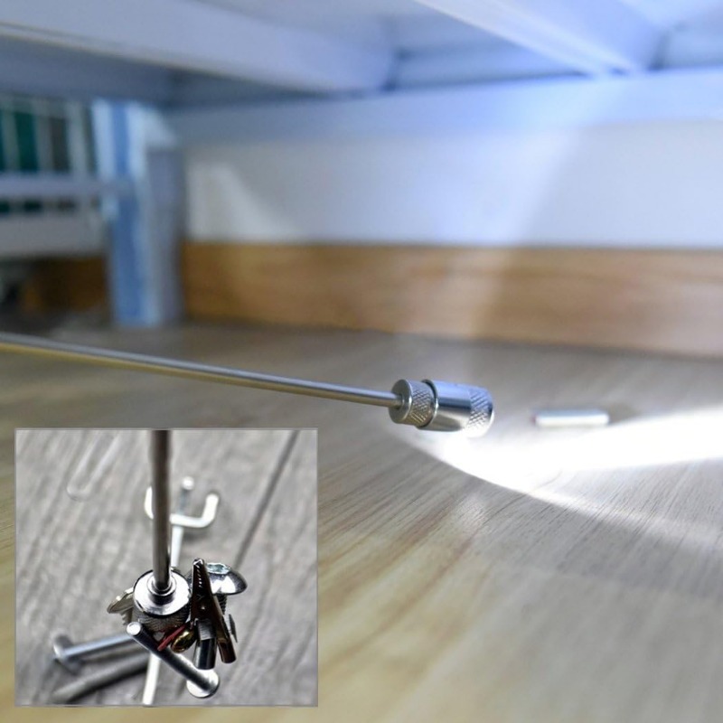 Penna magnetica magnetica telescopica portatile, pratica capacità dello strumento per raccogliere il bastone dell'asta di raccolta estensibile con bullone dado