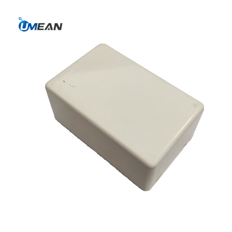 Waterproof plastic electrical junction box white Project Instrument Enclosure Case for 1 2 channel relay module 70*45* 30mm