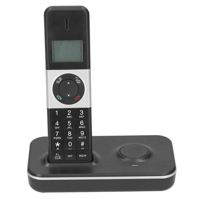Telephone Digital Cordless Caller ID Hands-Free Business Fixed Landline Telephone 100-240V US Plug