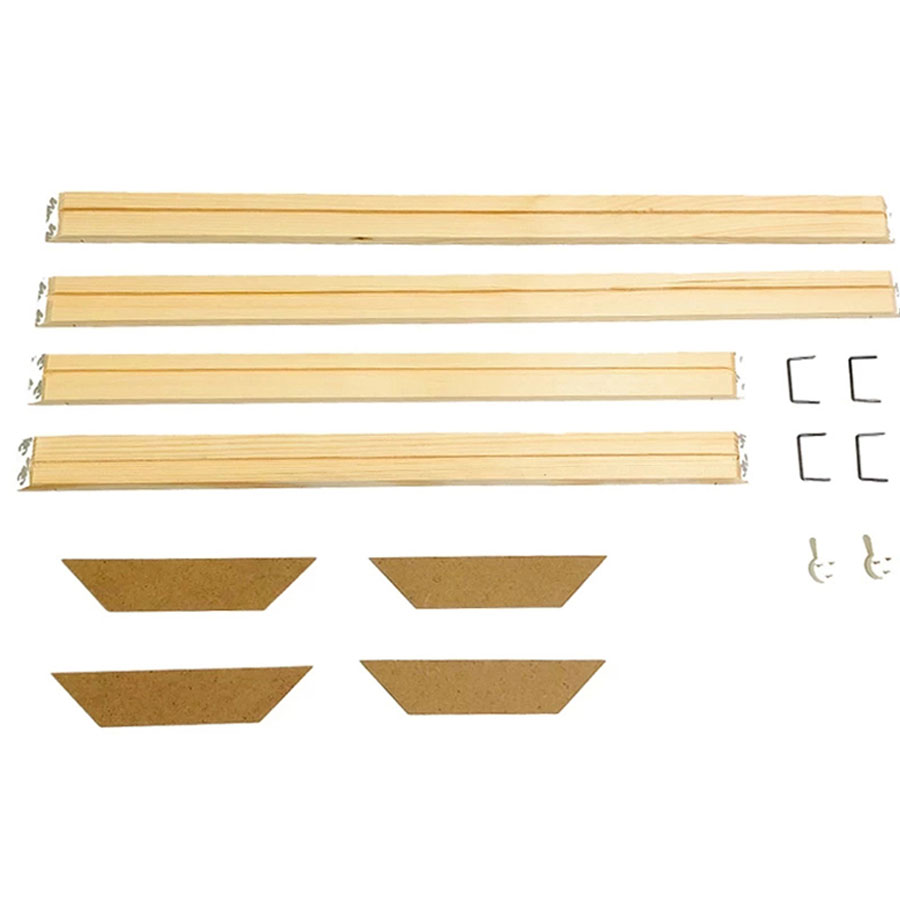 DIY 50x50cm Oil Painting Frame Painting Mosaic Embroidery Accessories Wall Home Decor Hanging Canvas Frame