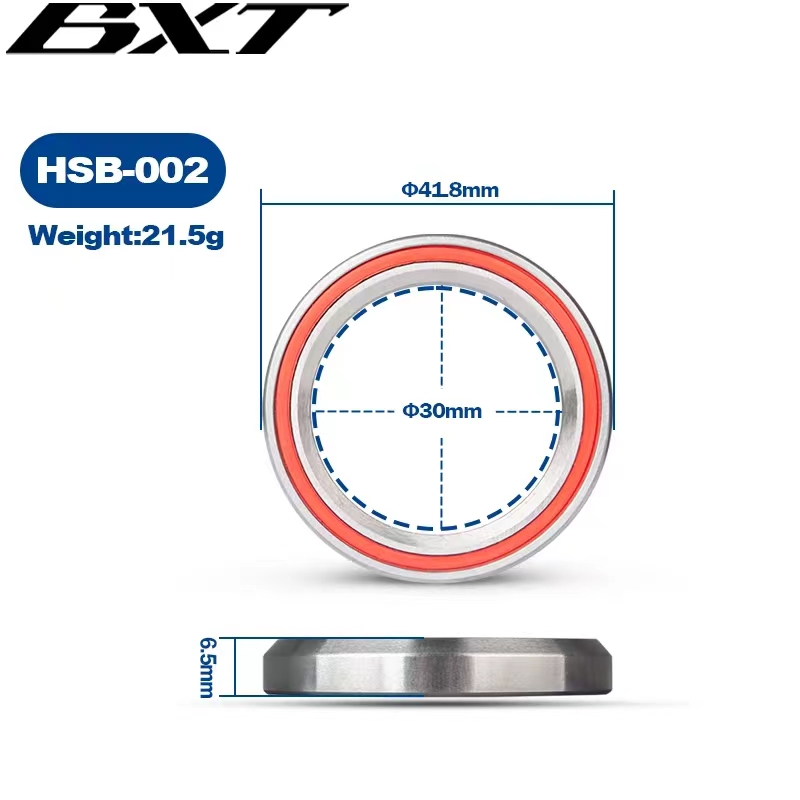 BXT Internal Line Headset Gravel Frame Round Universal Bicycle Headset Apply to 1-1/2 inch Frame Outer Cable Handlebar: Light Grey