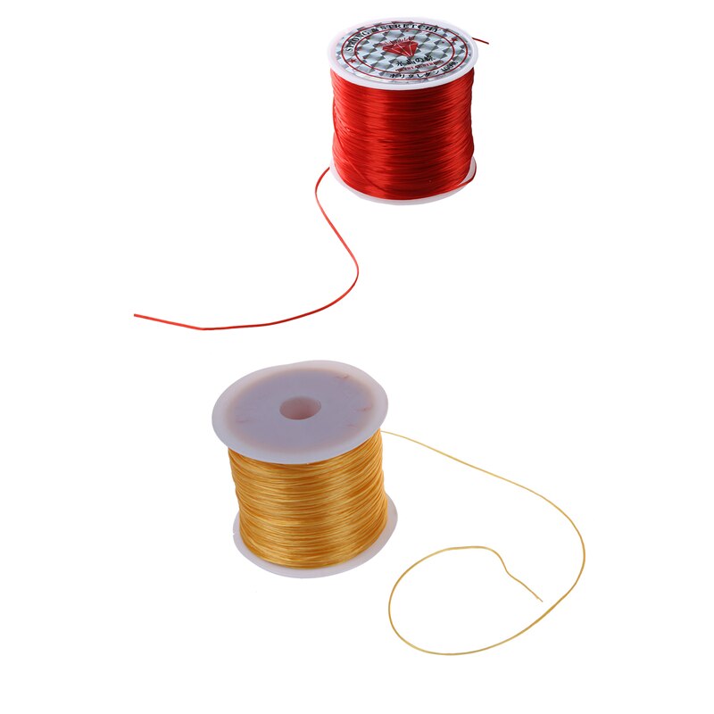 Craftdady 500 Meter Elastische Kralen Draad 0.3mm - Hoge Stretchy Fiber Voor Sieraden Maken
