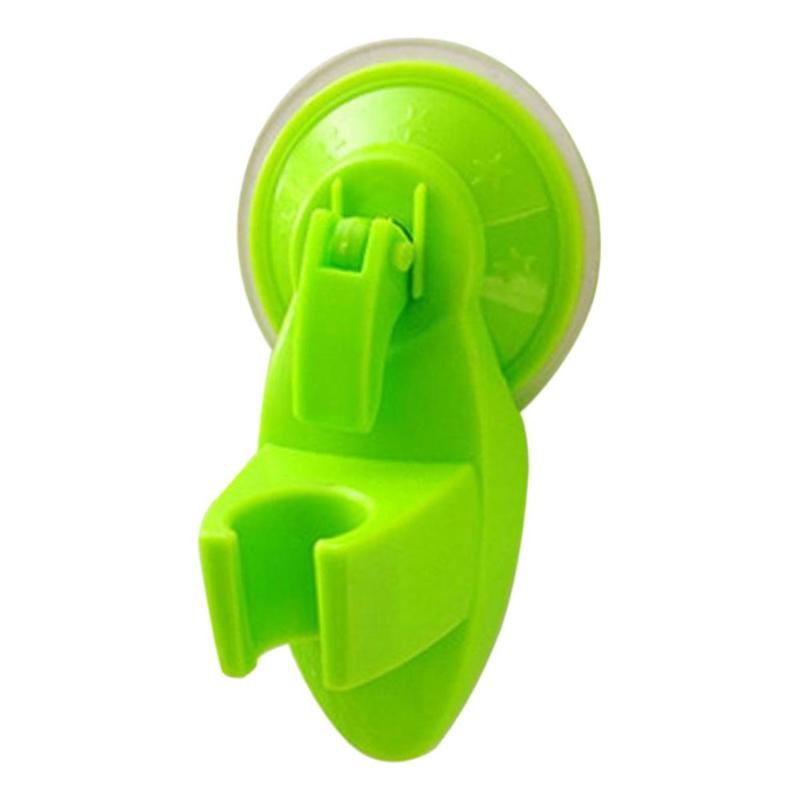 Douchekop Beugel Douche Sprinkler Houder Verstelbare Sterke Sucker Douchekop Beugel Stand voor Douche Montage Nozzles: green