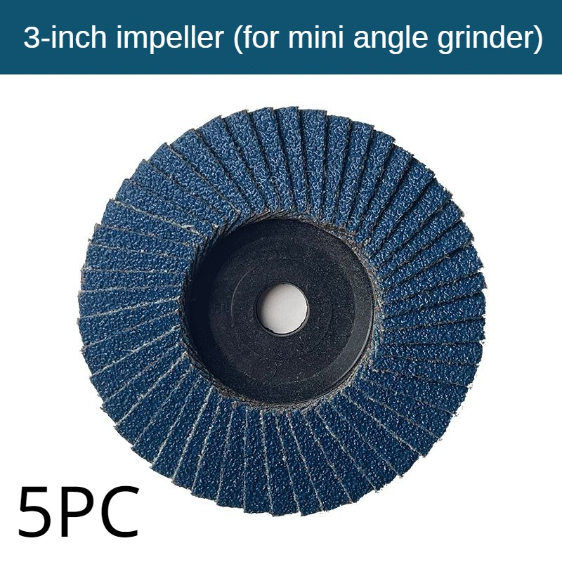 5 delar/set 75 * 10mm 3- tums miniatyrslipskiva för vinkelslip slipskiva bågsågsblad poleringsblad: 145mm