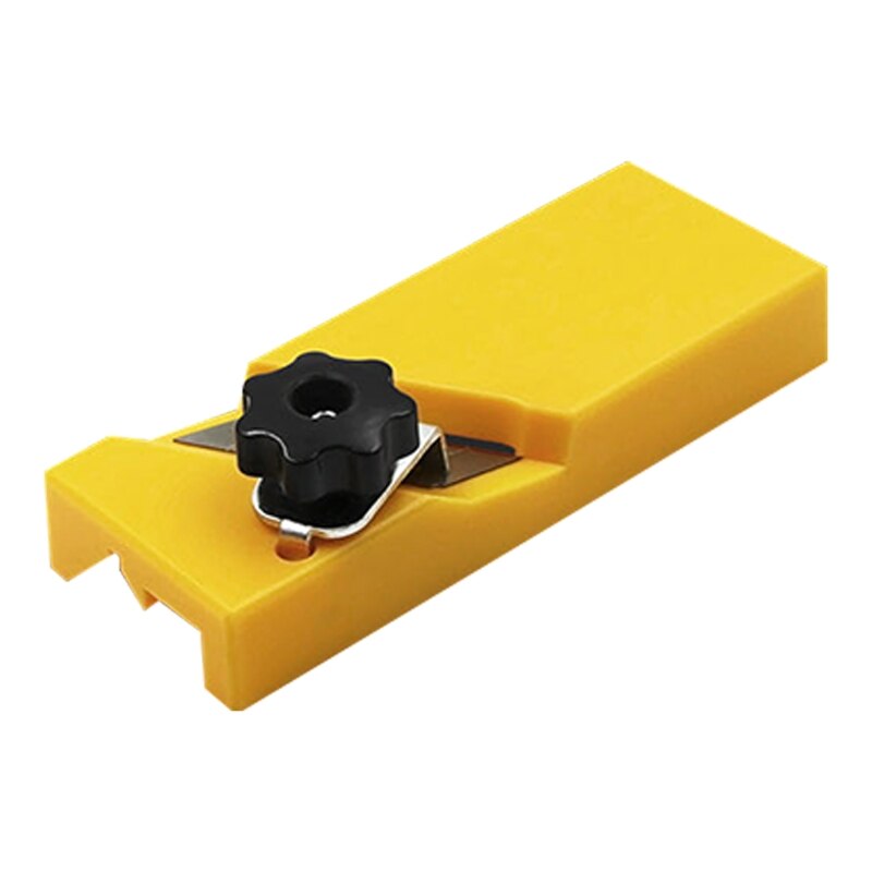Plastic Plasterboard Hand Planer Edge Trimmer Gypsum Board Planing Tool Compatible with Flat Square Drywall Chamfer