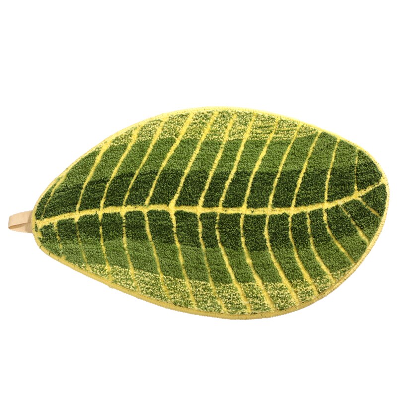 Feuille de banane tapis de bain Super doux absorbant tapis de bain tapis de sol anti-dérapant porte d'entrée décoratif tapis de porte tapis de cuisine