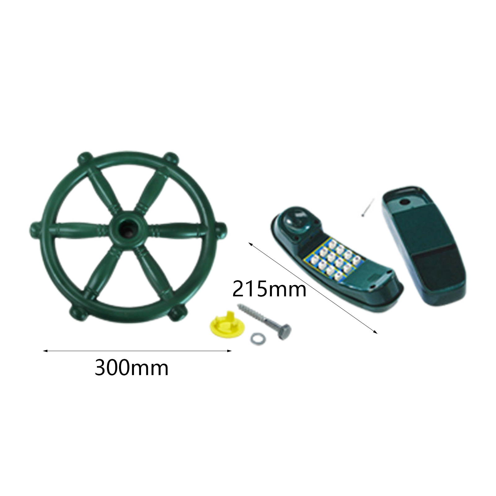 Utomhusratt utomhusgunga gungställning tillbehör för pedagogiska barn i åldrarna 3+  interaktiv inlärning: Gul