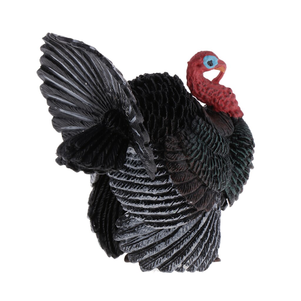 Figurines d&#39;animaux sauvages en plastique, modèle de jouet pour enfants, Collection réaliste: Turkey