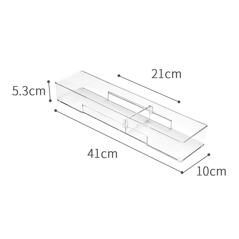 Organisateur de couverts et d'ustensiles, tiroirs de cuisine pour couverts de cuisine, fournitures de bureau, rangement de bureau de maquillage, Organization d'outils de Garage: Marron