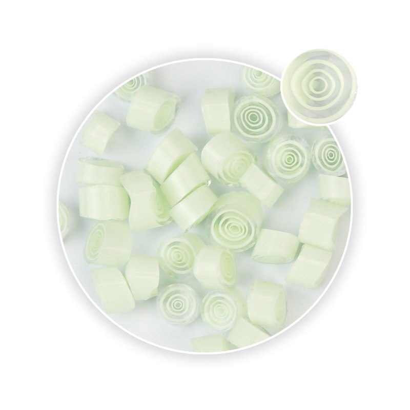 nuovo caldo 28g 90 COE Fusibile Millefiori Perline di Vetro per Monili Che Fanno del Braccialetto Della Collana FAI DA TE Decorazioni Del Mestiere: bianca