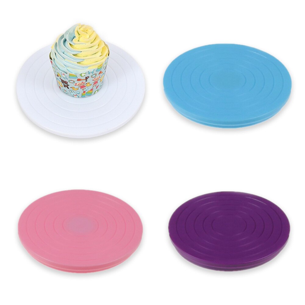Mini Cake Turntable Polymer Clay Tool Ceramic Pottery Swivel Wheel Stands Rotate 360 Enabling Perfect and Intricate Decoration