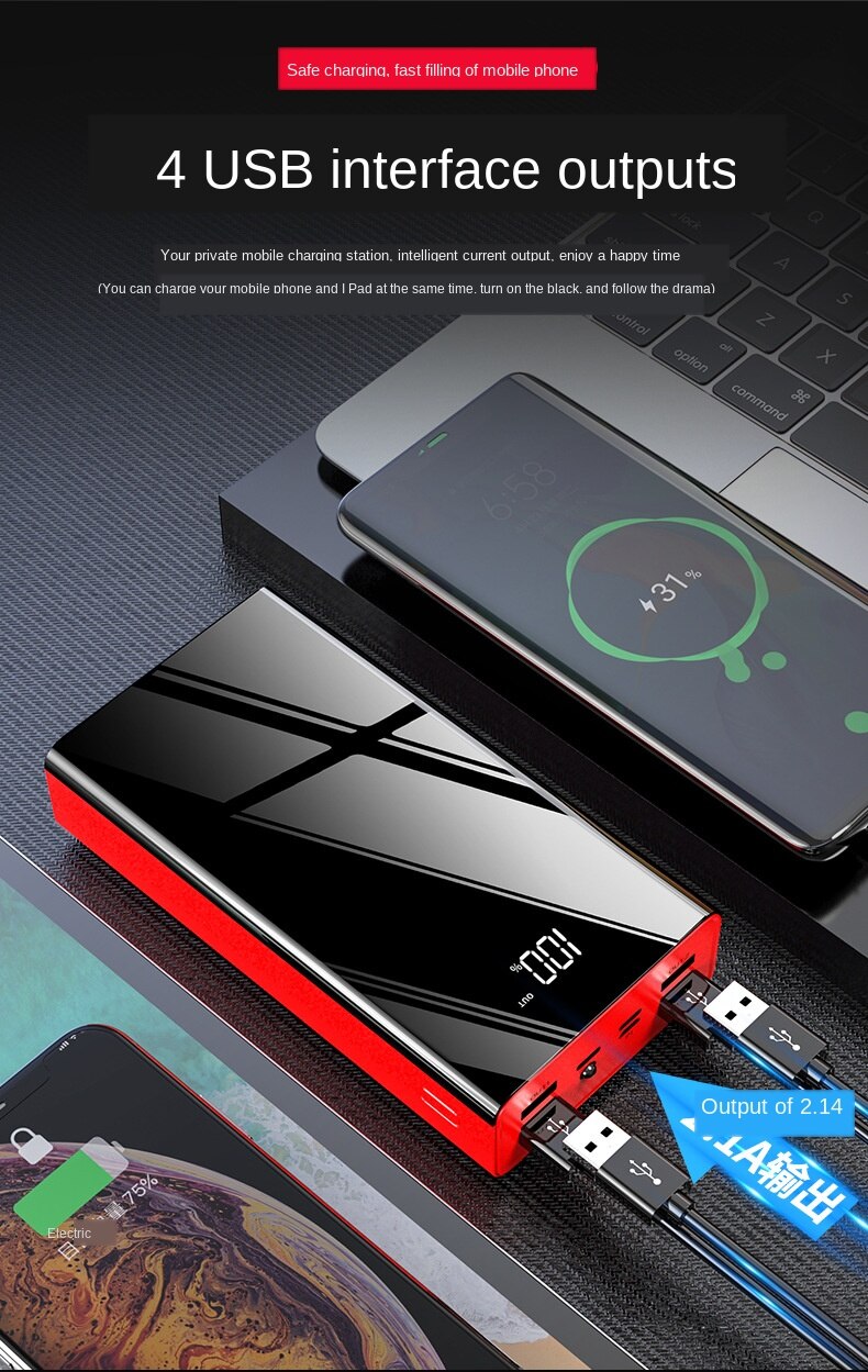 Power Bank 27000mAh Batteria Esterna