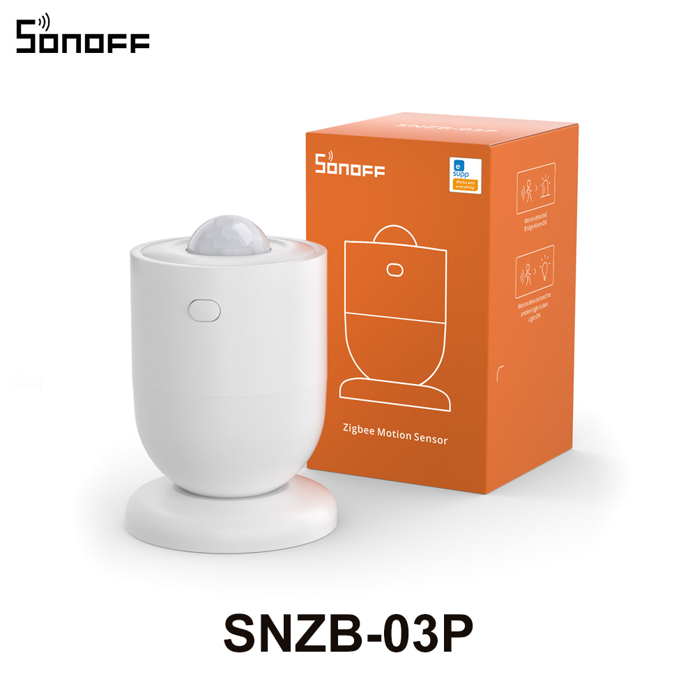 SONOFF SNZB-03P Zigbee-Bewegungssensor, intelligenter Bewegungsmelder, 5 Sekunden schnellere Erkennung, Umgebungslichterkennung, intelligente Szene: Bundle1