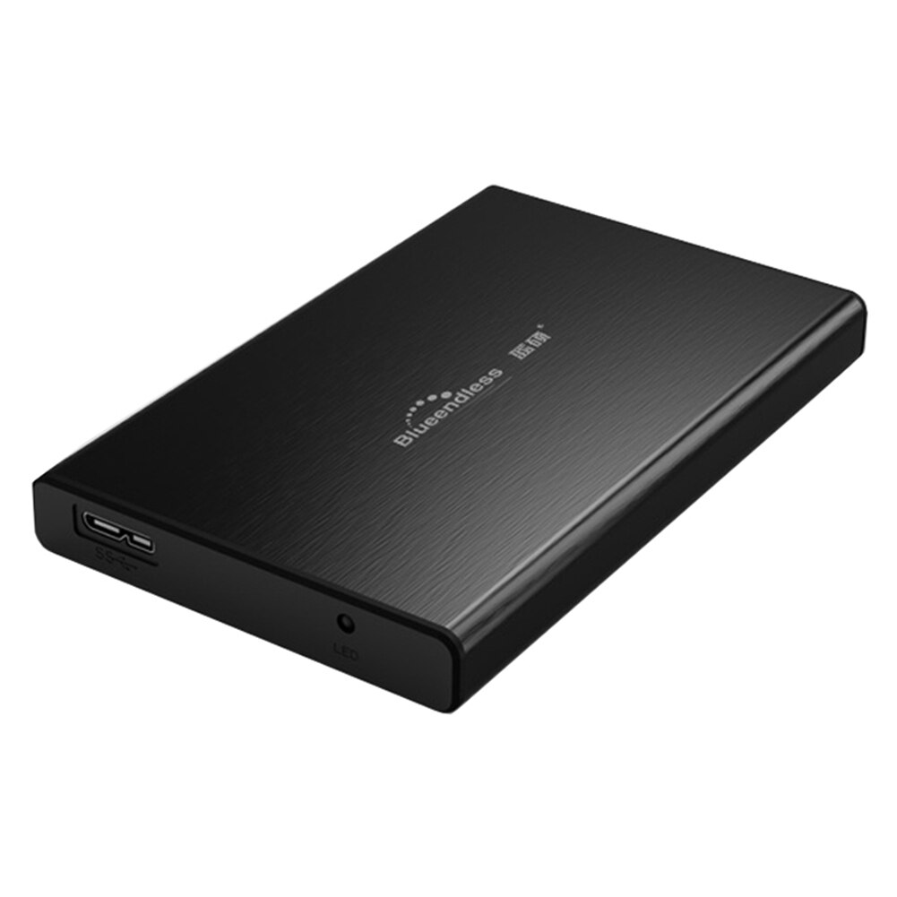 Classique blueinfinity 2.5 pouces disque dur externe USB3.0 HDD dispositif de stockage de mémoire Mobile pour ordinateur portable accessoires de téléphone fournitures: 250GB-Black