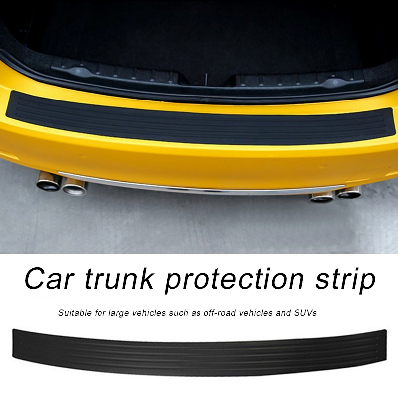 Vehemo SUV Cars Rear Bumper Strip Rubber Strip Trim Anti-Collision Strip Sticker Cover Universal Protector