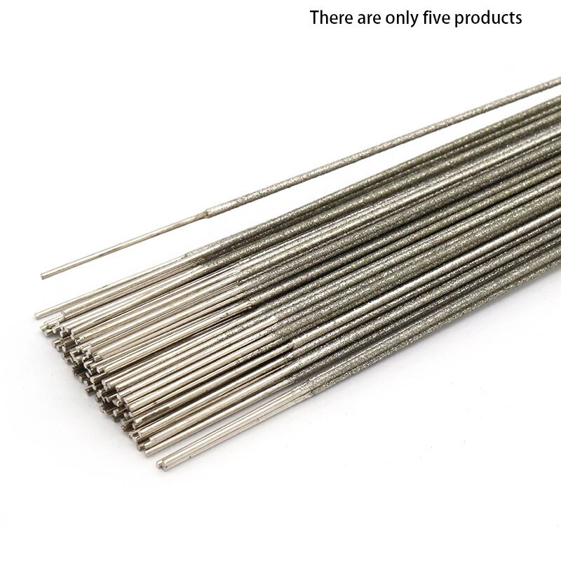 Retail 5Pcs 400Mm Diamond Wire Saw Blade, Saw Rods For Cutting Jade Metal Ceramic Resin Jewelry Hand Tools