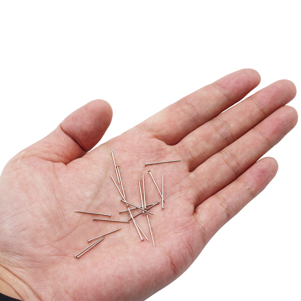 1kg/ esker 0.7mm 2cm hodenåler fine satengnåler smykkernåler for smykkelaging og sy- og håndverksnåler i rustfritt stål