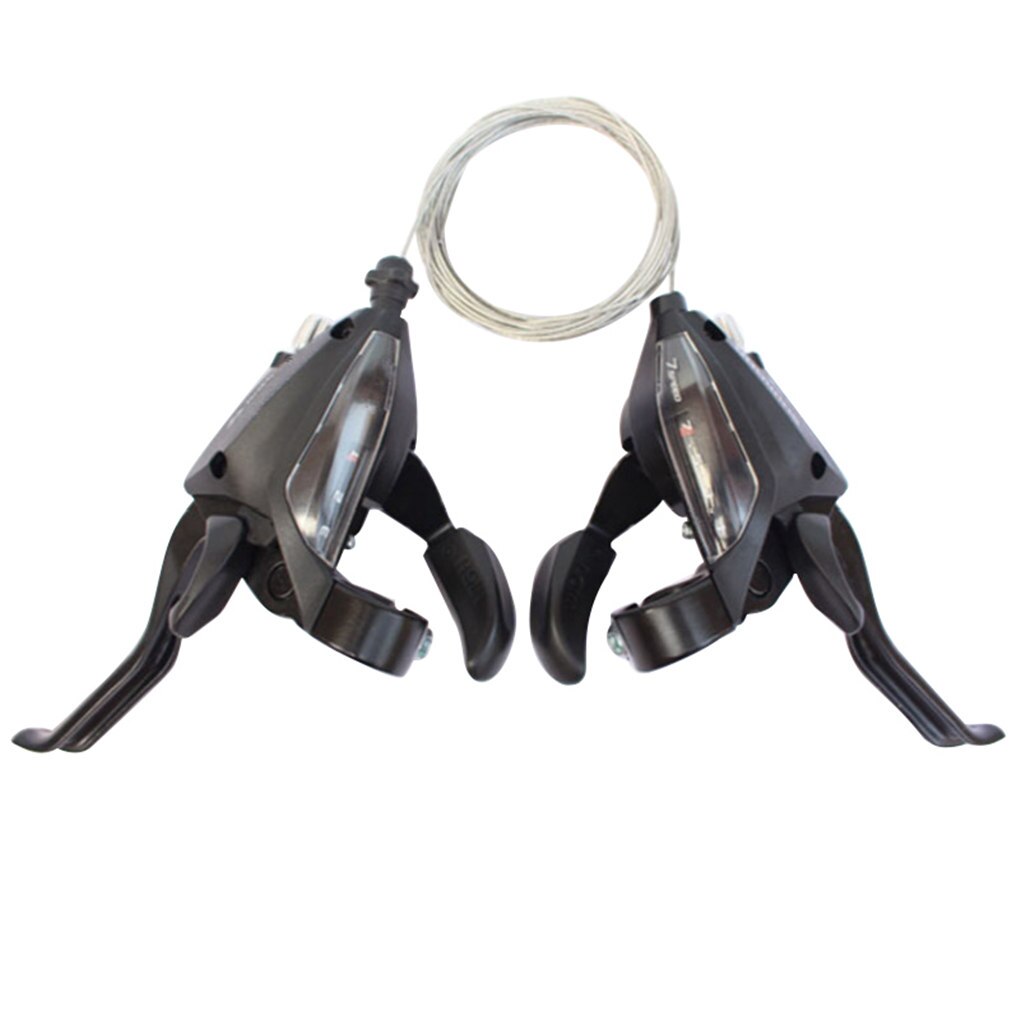 Bike Gear Shifter Mountain Fiets Speed Remhendel Optische Gear Display Indicator Plastic Road Fietsen Derailleur Fiets Deel: 1 Pair EF500-7