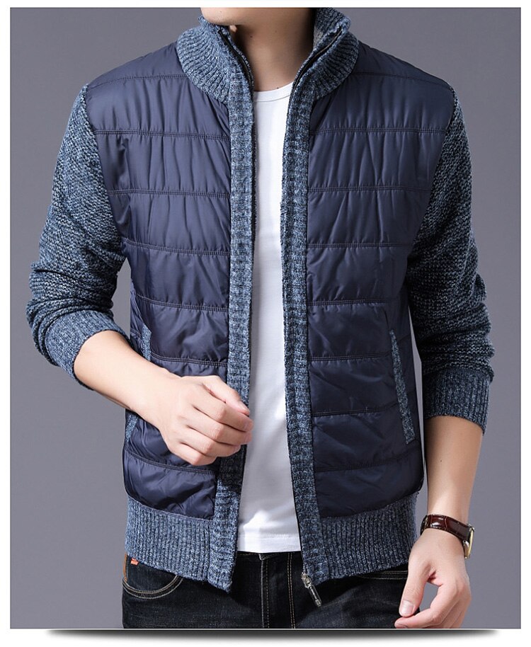 Miesten neuleet syksy talvi lämmin neulottu pusero takit neuletakit miesten vaatteet vapaa-ajan neuleet tilkkupusero