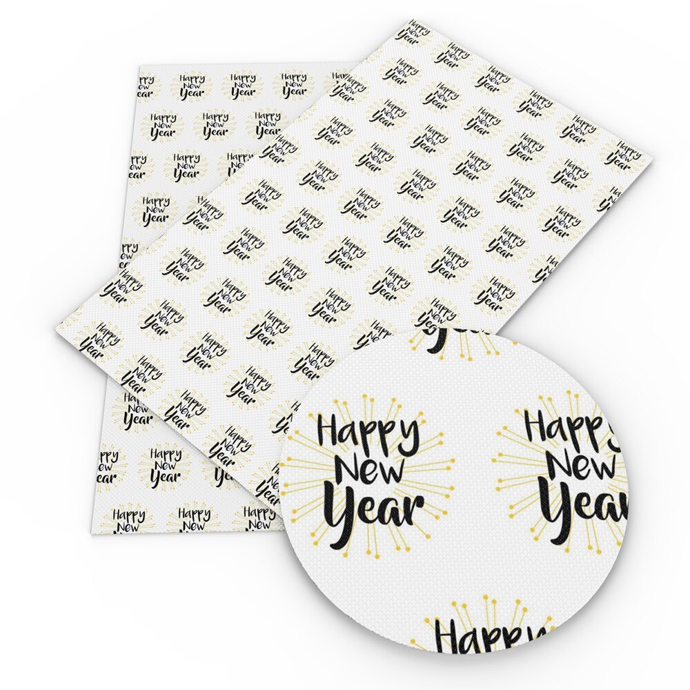 50*145Cm Gelukkig Nieuwjaar Polyester Katoen Voor Naaien Kledingstuk Kleding Quilten Patchwork Stof Tilda Pop, 1Yc13694: 1116569001