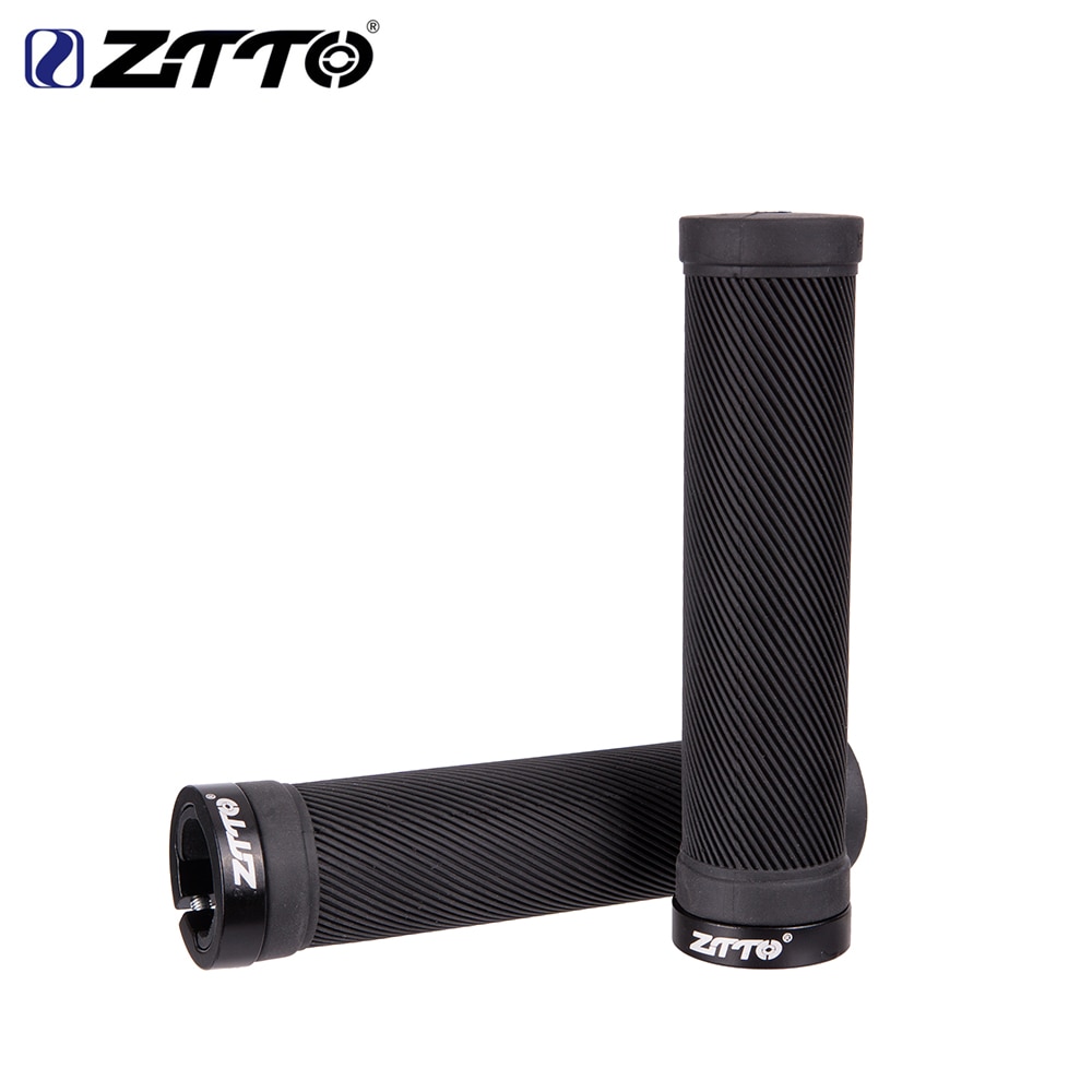ZTTO 1 Paar Fixed Gear Lock-on Anti-Slip MTB Mountainbike Handvatten Shock-Proof Rubber fiets Grips Road Fiets Onderdelen