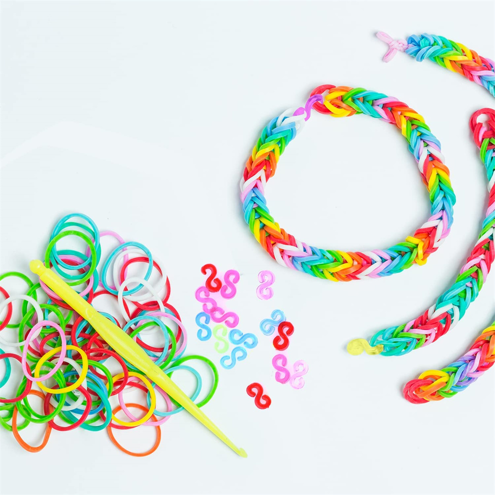 200/500 Stuks S Clip Haak Sluitingen Connectors Rubber Band Kit Set Voor Armbanden Ketting Handgemaakte Craft Sieraden Maken accessoires