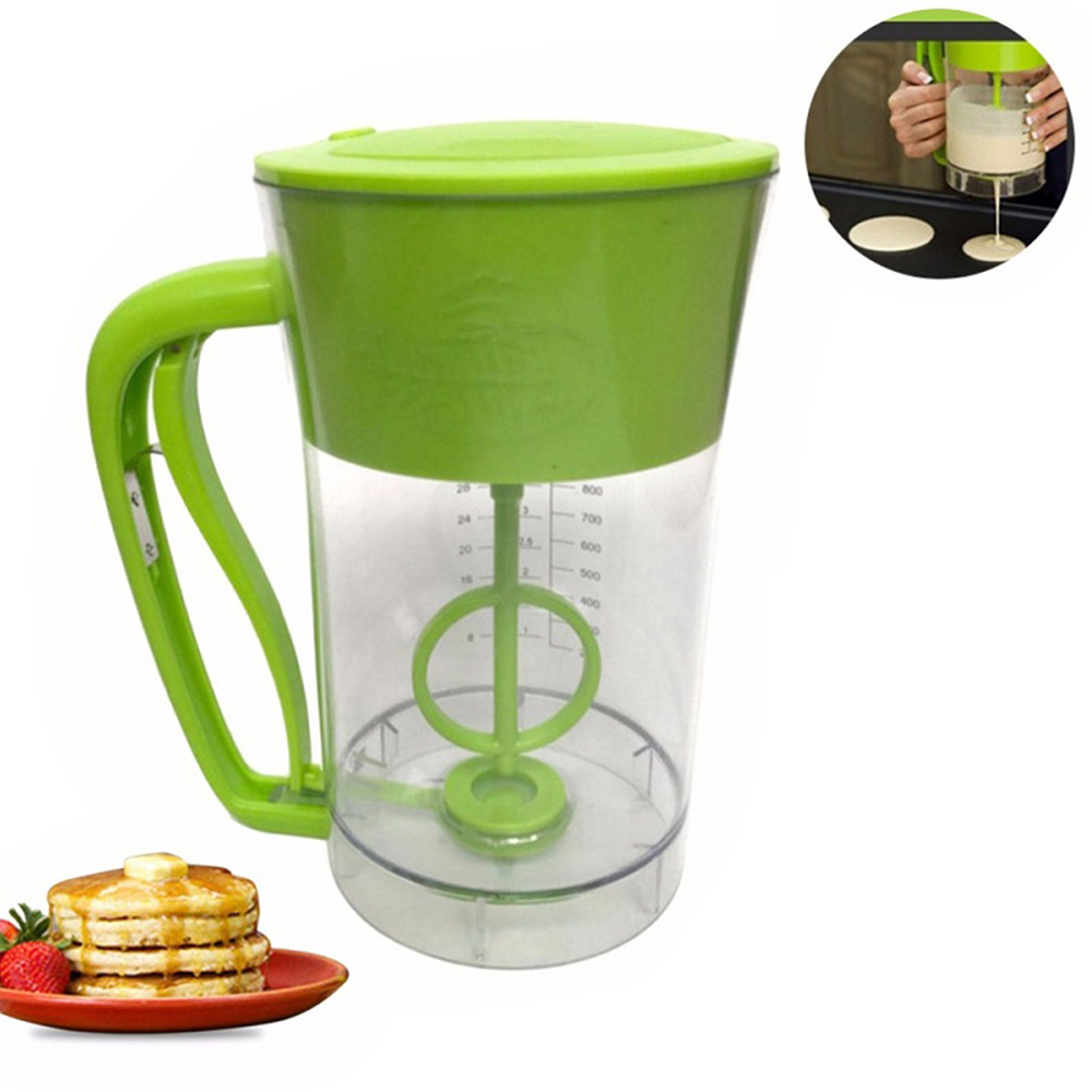 Dispensador automático de masa para hacer tortitas, utensilios de cocina para hornear magdalenas, utensilios esenciales para el desayuno