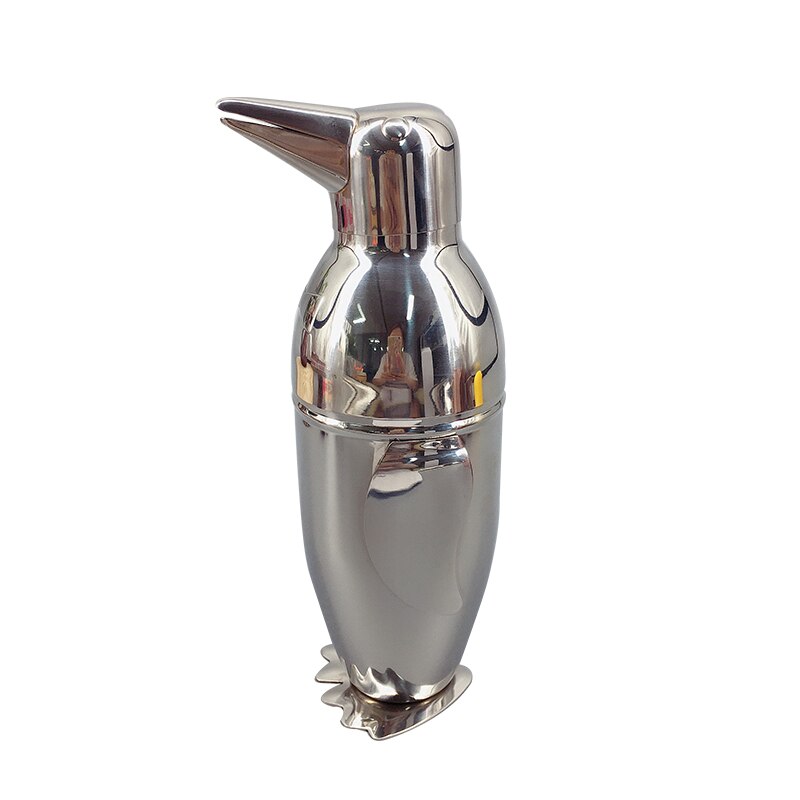 Product Ideas Cocktailshaker Penguin 500ml Stainless Steel Cocktail Shaker Wine Bar Set Tools Bartender Kit: Silvr 500ML