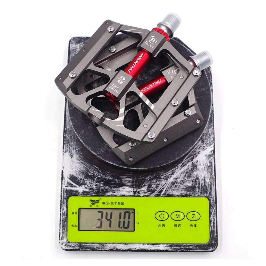 Alston 3 Bearings Mountain mtb Pedals Platform Bicycle Flat Alloy Pedals Non-Slip Alloy Flat 10.5/9.6 Pedals bicycle Bike Pedals