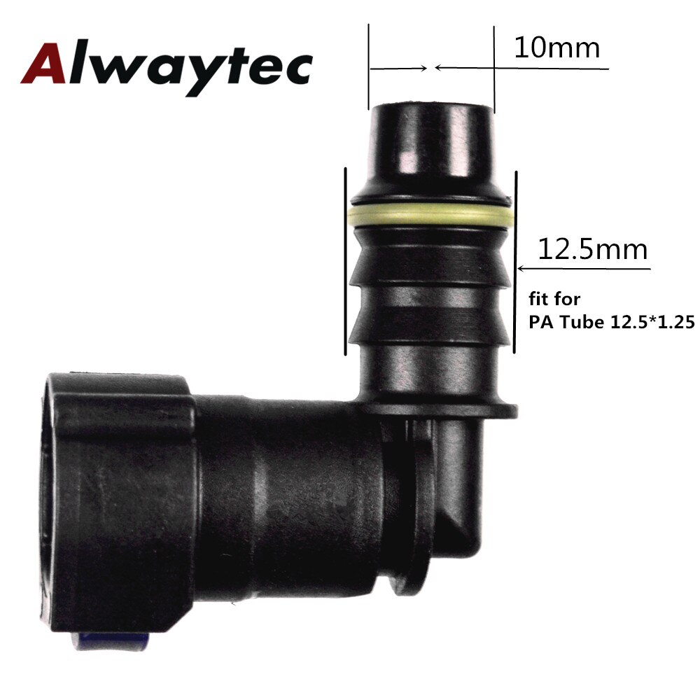 All cars auto parts female pipe plastic fuel Fitting 7.89mm quick line connector for nylon hose