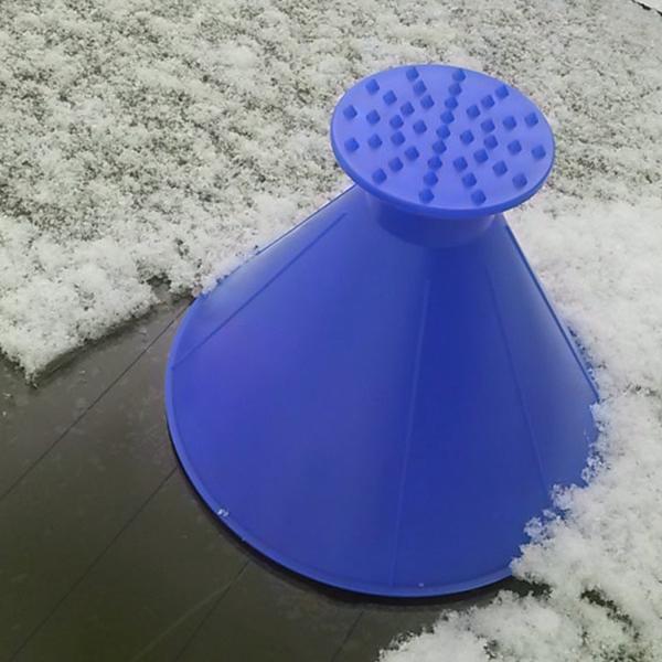 Magic Car Ice Scarper Car Windshield Snow Scraper Magic Cone-Shaped Windshield Ice Scraper Snow Remover For Car Squeegees