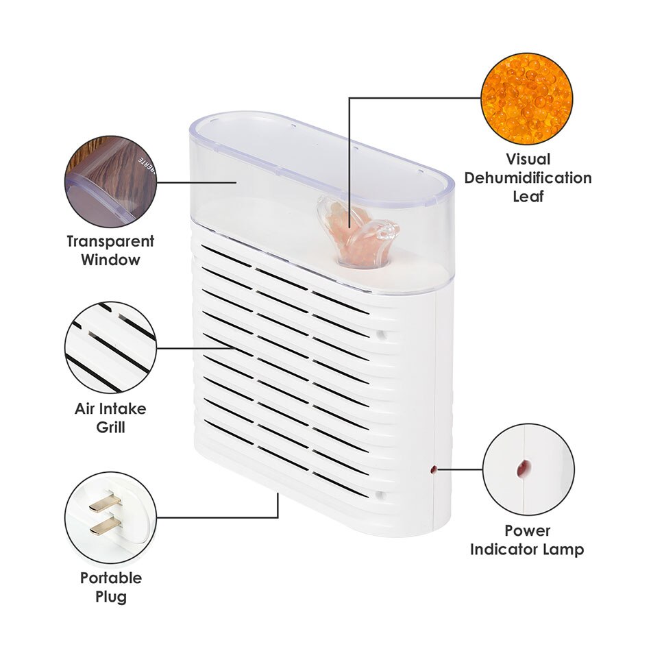 Mini déshumidificateur Portable sèche-Air électrique Machine eau intelligente humidité absorber déshumidificateur climatiseur à la maison