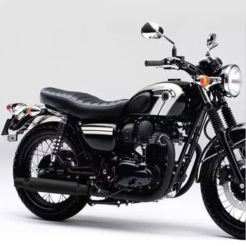 Motorcykel 12 tums avgasrör ljuddämpare-ljuddämpare för chopper cruiser cafe racer bobber touring custom 1.5 tum od inl