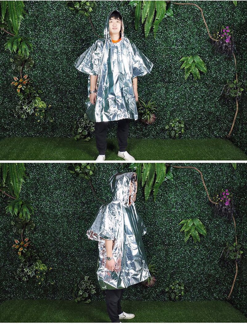 Draagbare Wegwerp Regenjas Mantel Regenjas Draagbare Regenjas Wegwerp Regen Draagbare Poncho Unisex Regenkleding