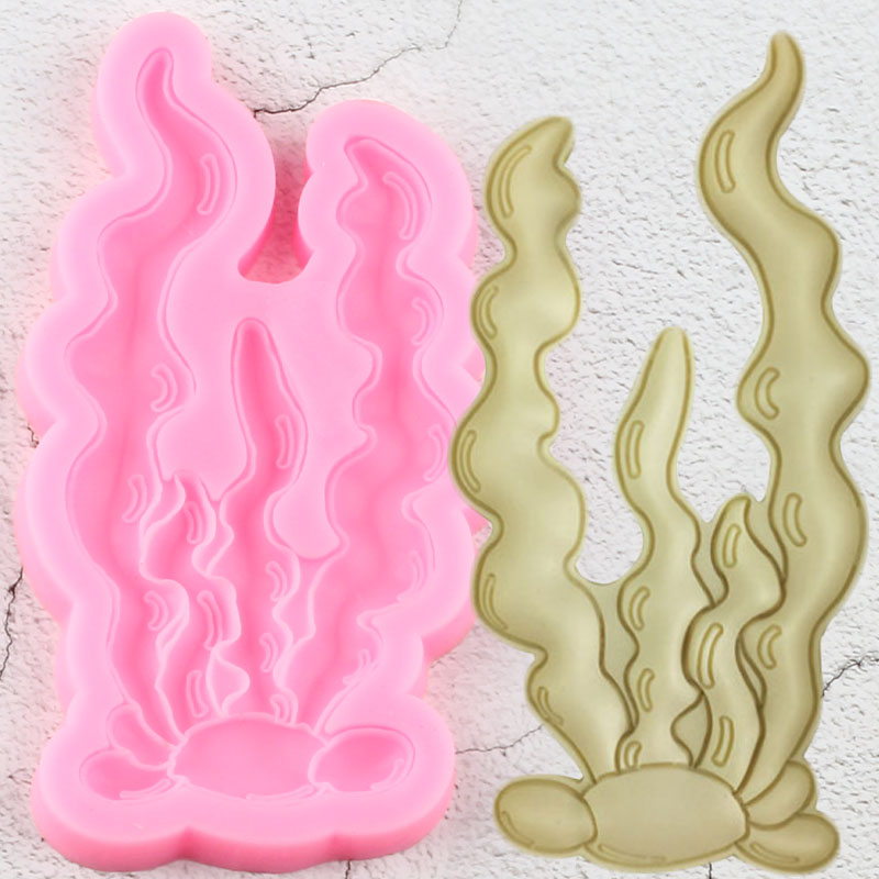 Korallen Algen Silikon Formen DIY Baum Zweig Fondant Kuchen Dekorieren Werkzeuge Cupcake Deckel Süssigkeit Tonne Schokolade Gumpaste Formen