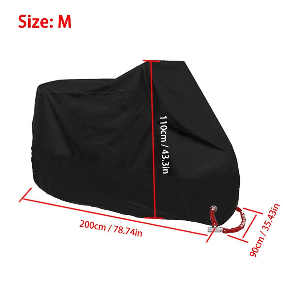 Motorcycle cover M L XL 2XL 3XL universal Outdoor UV Protector for Scooter waterproof Bike Rain Dustproof cover 5 sizes: M