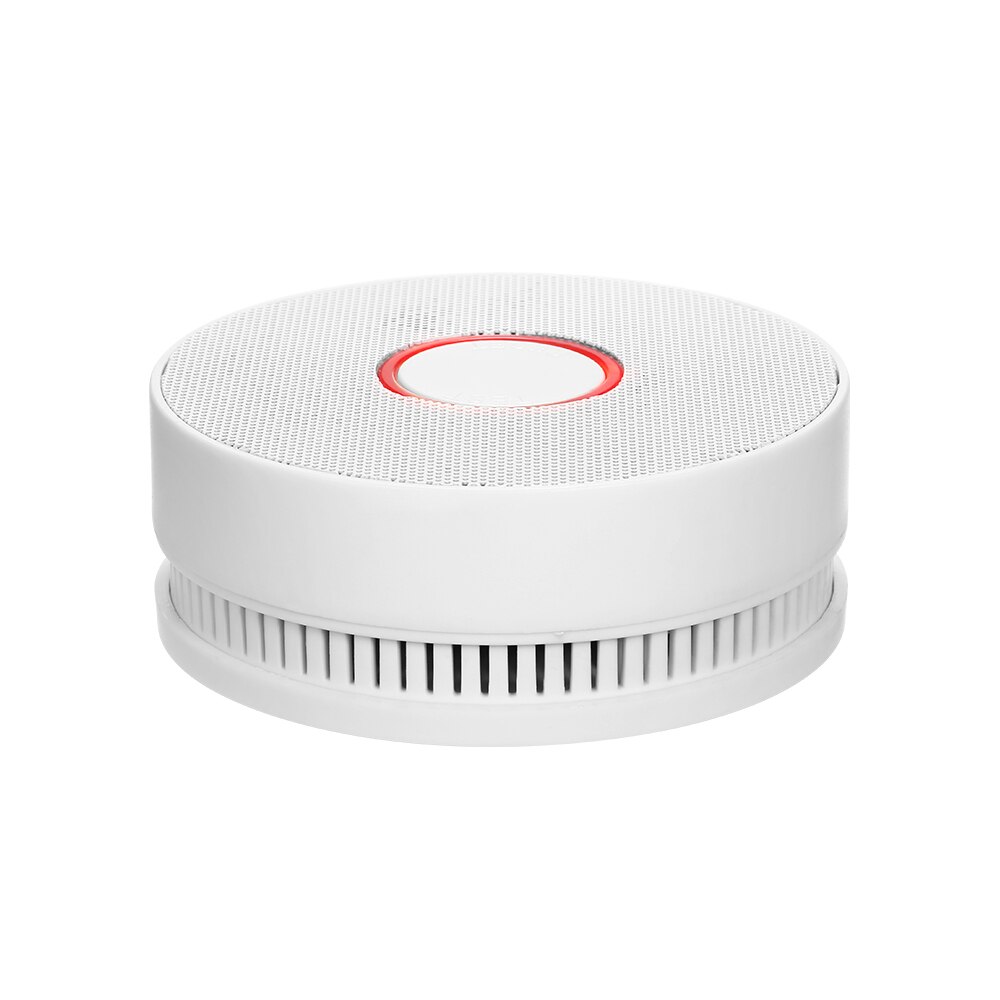 Smoke Detector Alarm Portable Fire Alarms Photoelectric Sensor Battery Operated Not Hardwired with Red LED Indicator for Home