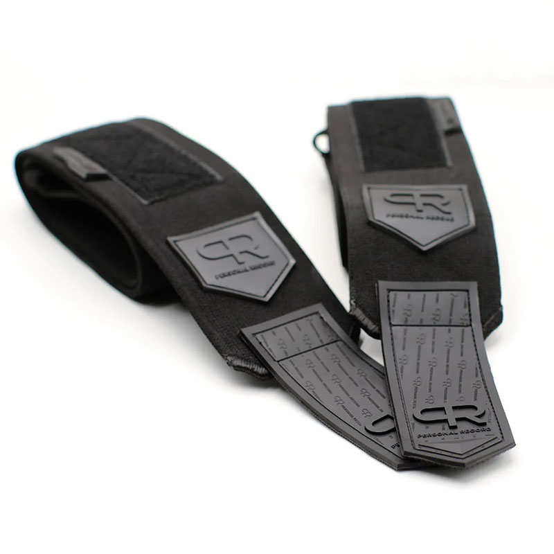 Soporte de codo para Fitness, coderas resistentes totalmente negras, vendaje ajustable, banco de levantamiento de pesas, prensa CrossFit, envoltura de entrenamiento, correa