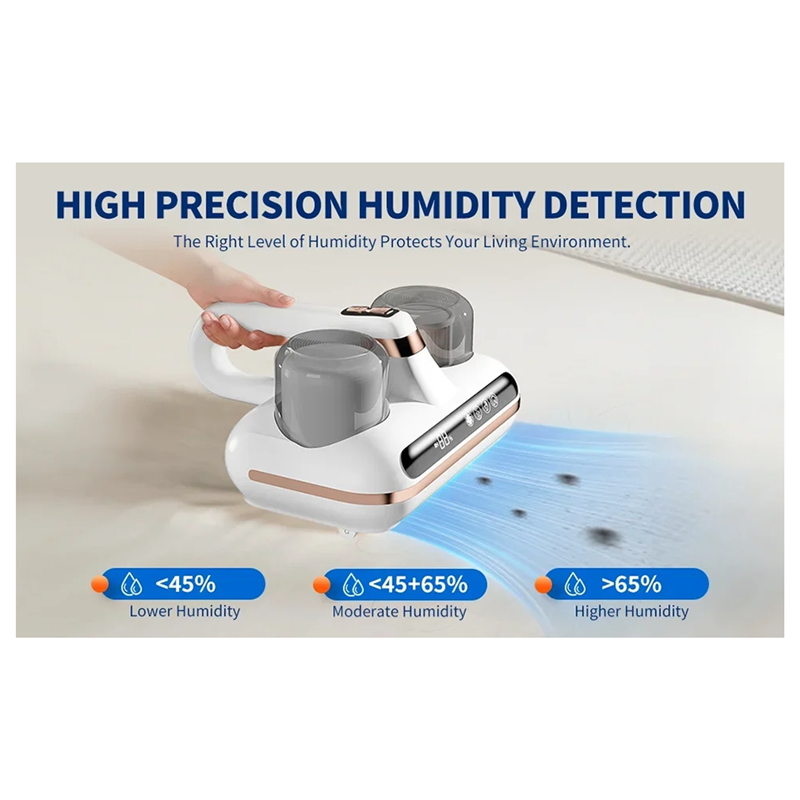 T97C-UV eliminador de ácaros, aspirador de colchón, limpiador de mano inalámbrico, potente succión para limpiar almohadas de cama, ropa y sofá