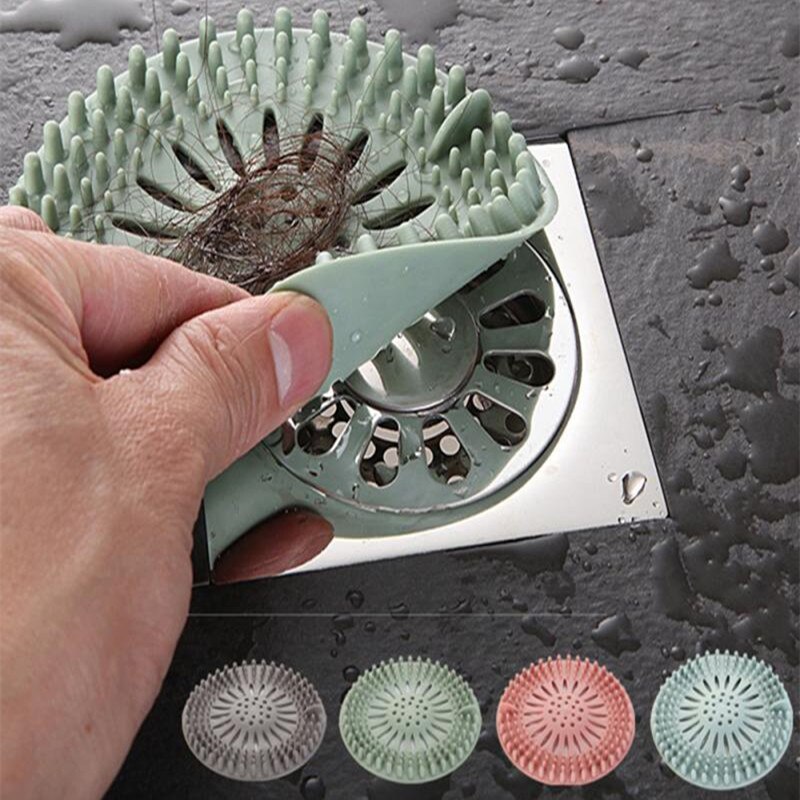 Filter Douche Cover Riool Hair Filter Filter Siliconen Sink Filter Collection Drain Plug Sink Filter
