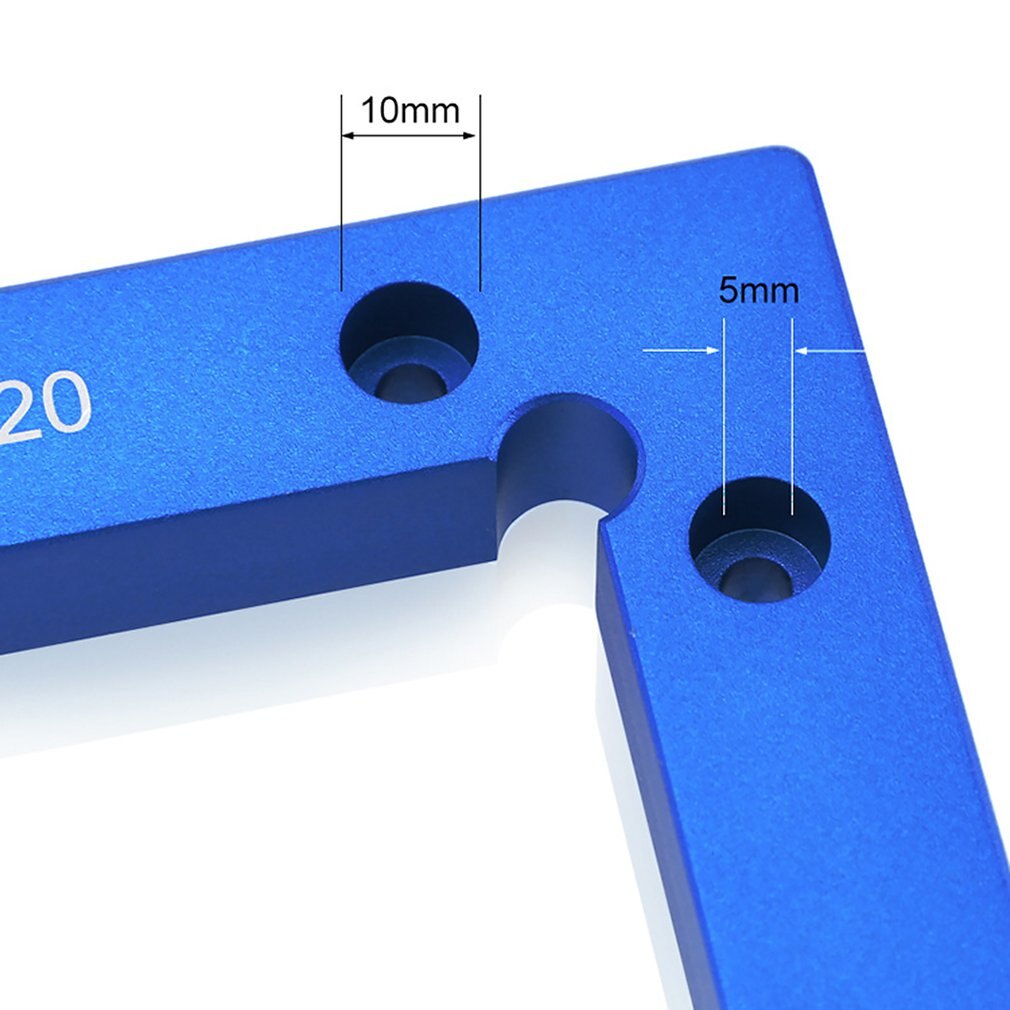 Right Angle Auxiliary Fixture 90 Degrees Positioning Block Fixing Clip L-Shaped Ruler Woodworking Carpenter Tools